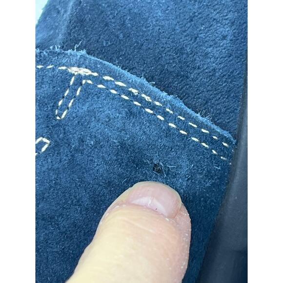 Propet Women’s Size 8 Blue Delaney Suede Ankle Booties Zip Up Comfort Shoes - Picture 9 of 11